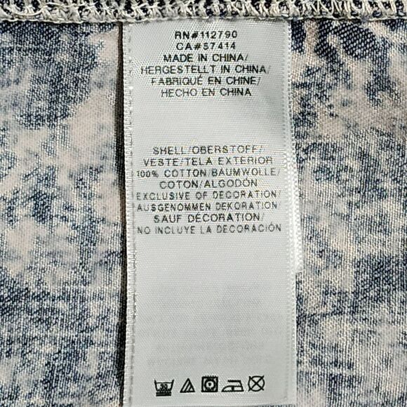 True Religion Mens Western Woven Shirt Short Sleeve Acid Wash Blue Denim Size S - Picture 9 of 12